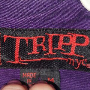 🖤TRIPP NYC Purple Goth Peacoat – Women’s Medium | Custom Steampunk Style 🖤